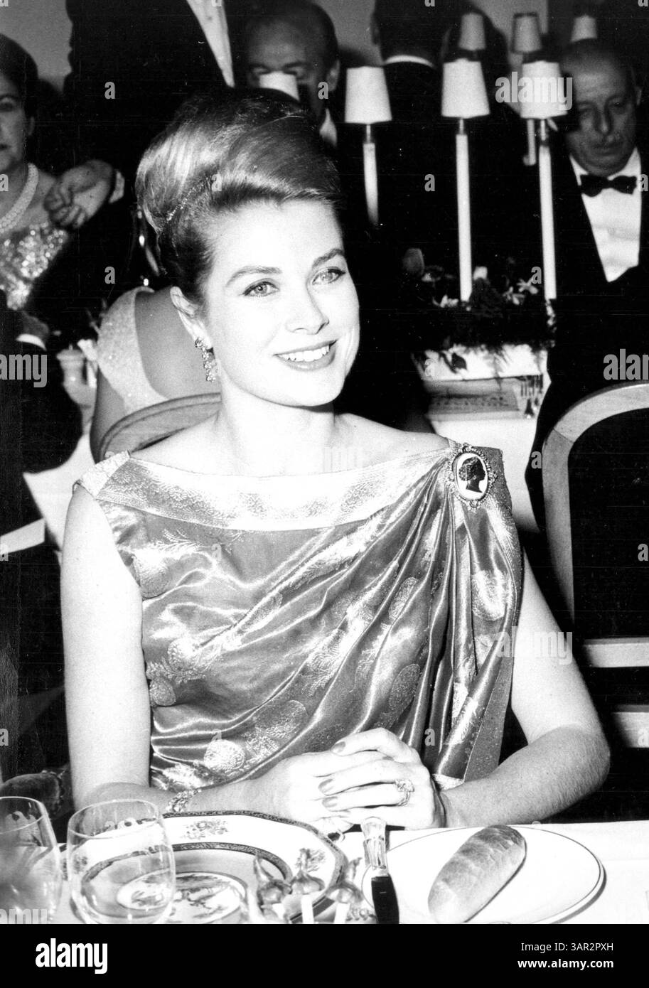 April 2011 - PRINZESSIN GRACE AKA GRACE KELLY BEIM MONTE CARLO TV FESTIVAL 1962.#2716.Â GIANCOLOMBO/(Credit Image: © Globe Photos/ZUMAPRESS.com) Stockfoto
