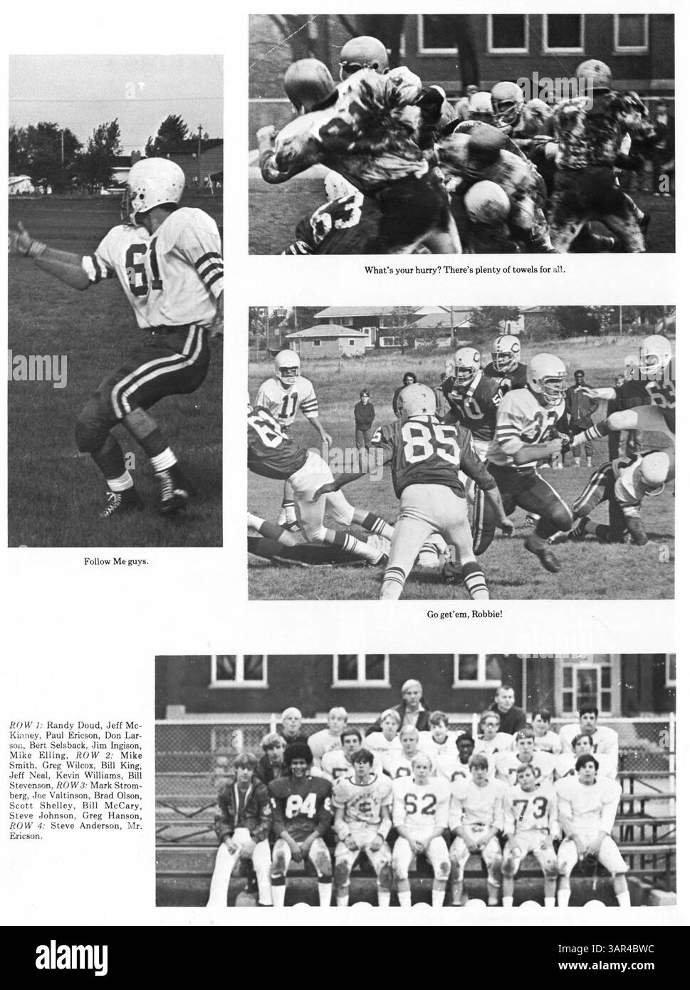 Die Ausgabe 1971 des Antler Jahrbuchs der Minnehaha Academy enthält eine umfassende Momentaufnahme des akademischen Jahres und dokumentiert Schüler, Lehrer, Schulvereine, Sportteams, und verschiedene schulweite Veranstaltungen von 1970 bis 1971. Stockfoto