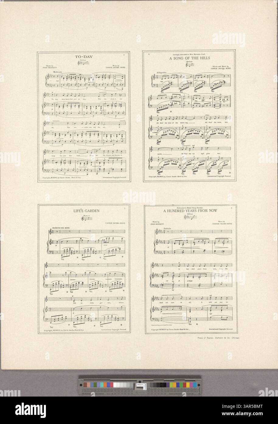 „Ist Yo“? Yo' Ist.' Ist ein Lied mit Texten in einer übertriebenen Imitation des afroamerikanischen Dialekts. Die Rückseite enthält Werbung für weitere Lieder des Komponisten, und die Gesangspalette stammt von D4-E5. Stockfoto