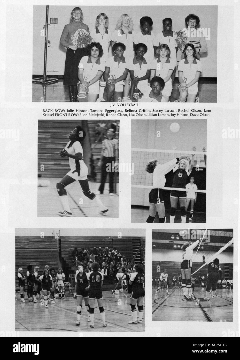 Das Polaris-Jahrbuch 1982 der North High School dokumentiert die bedeutenden Schulveranstaltungen, Schüleraktivitäten und Errungenschaften des akademischen Jahres 1981-1982. Stockfoto