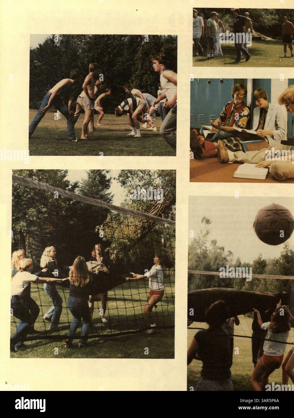 Das Breck Mustang Jahrbuch für 1981 enthält Schüler, Leichtathletik, Vereine und Schulveranstaltungen, die das akademische Jahr 1980-1981 prägten. Stockfoto