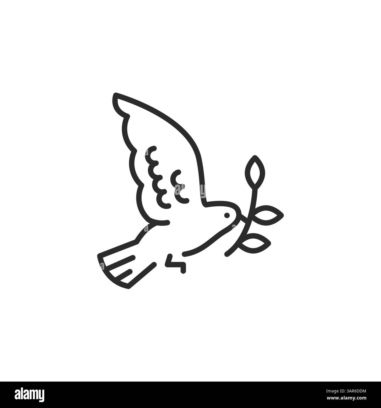 Taubensymbol Stock Vektor