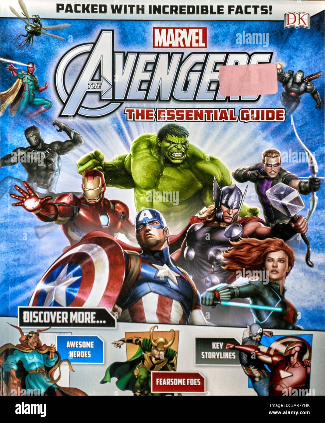 Titelseite des Magazins Marvel Avengers Stockfoto