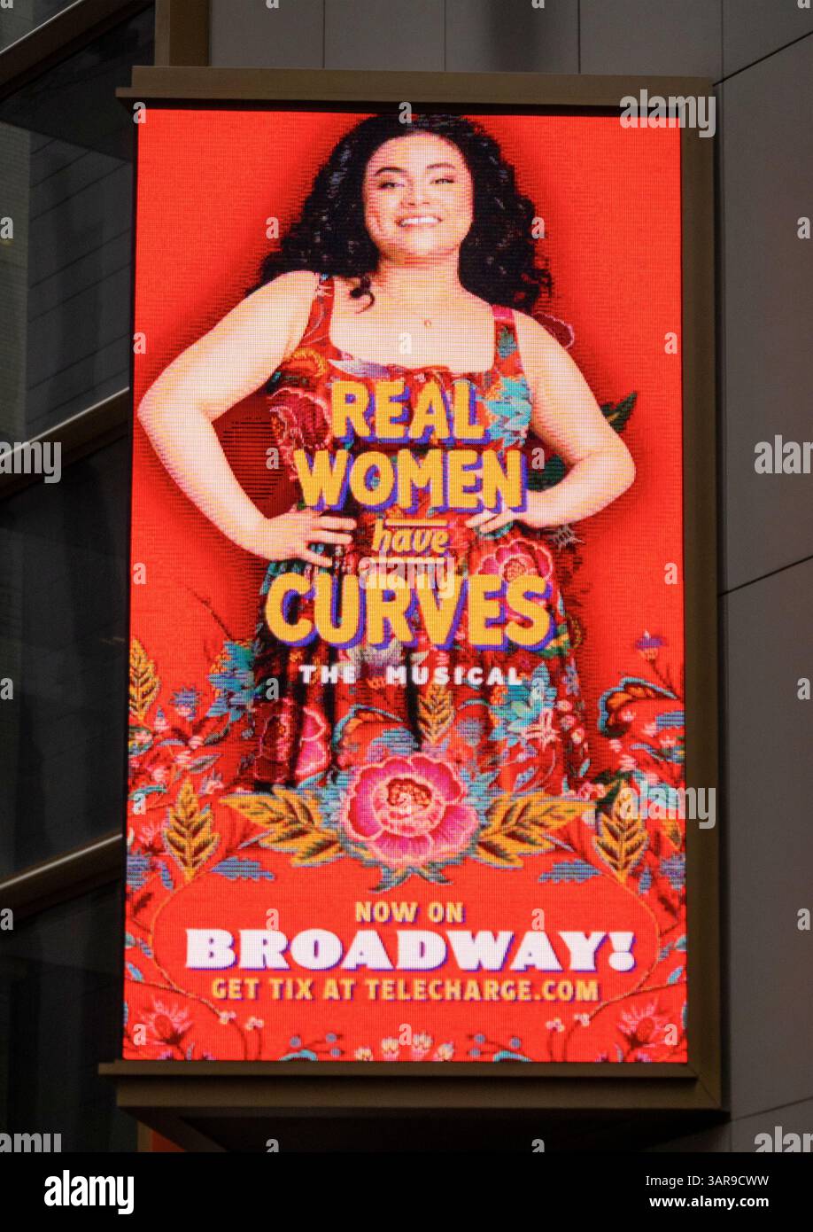 Real Women Have Curves im James Earl Jones Theatre am Broadway in Manhattan NYC Stockfoto
