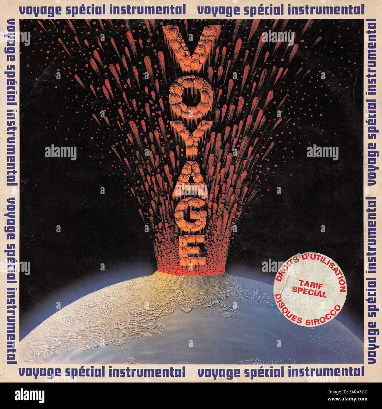 Voyage - Spécial Instrumental Vol.3 - Vintage Vinyl-Cover Stockfoto