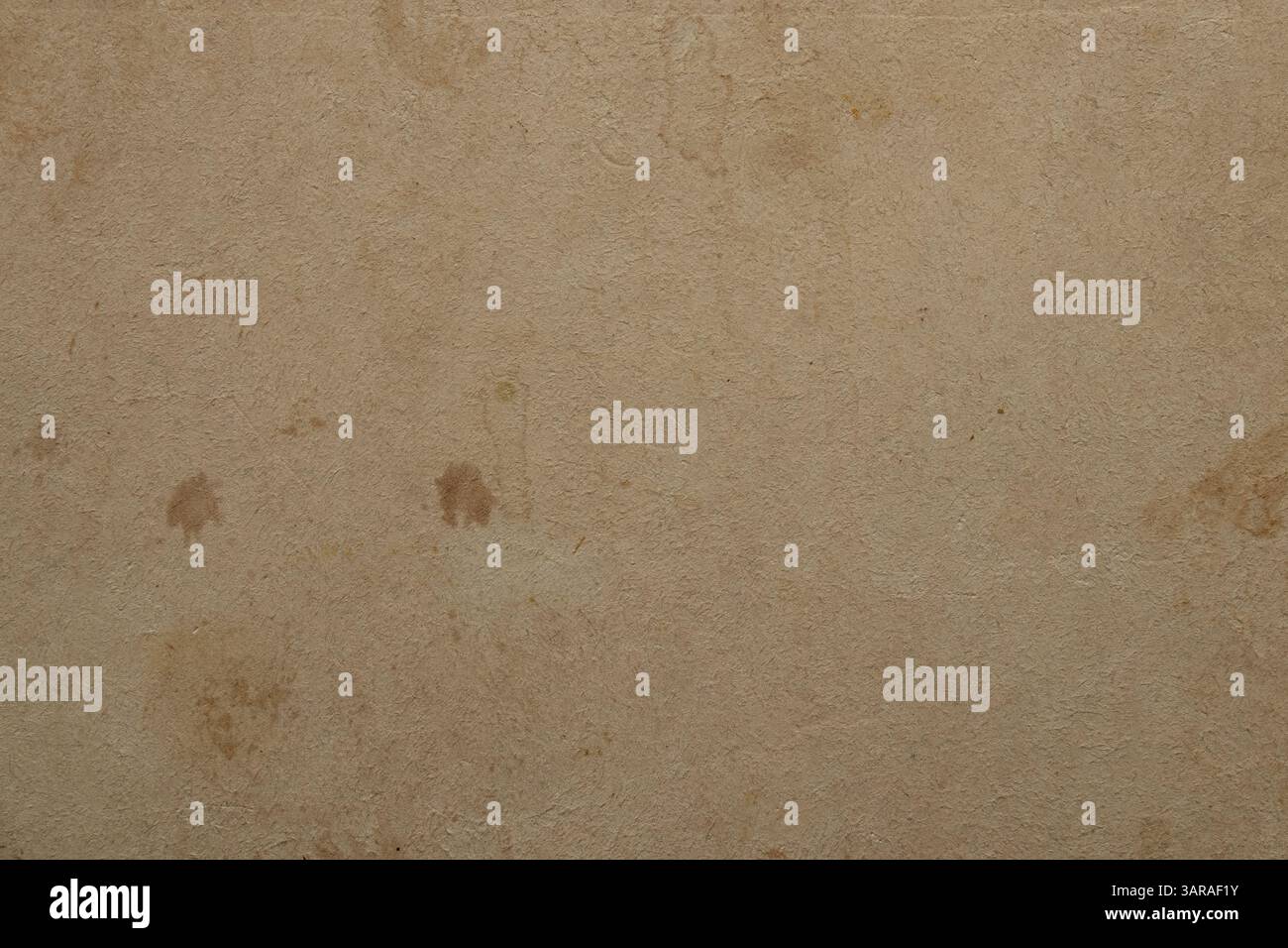 Gelbes altes Papier als Hintergrund Nahaufnahme, Papierhintergrund Stockfoto