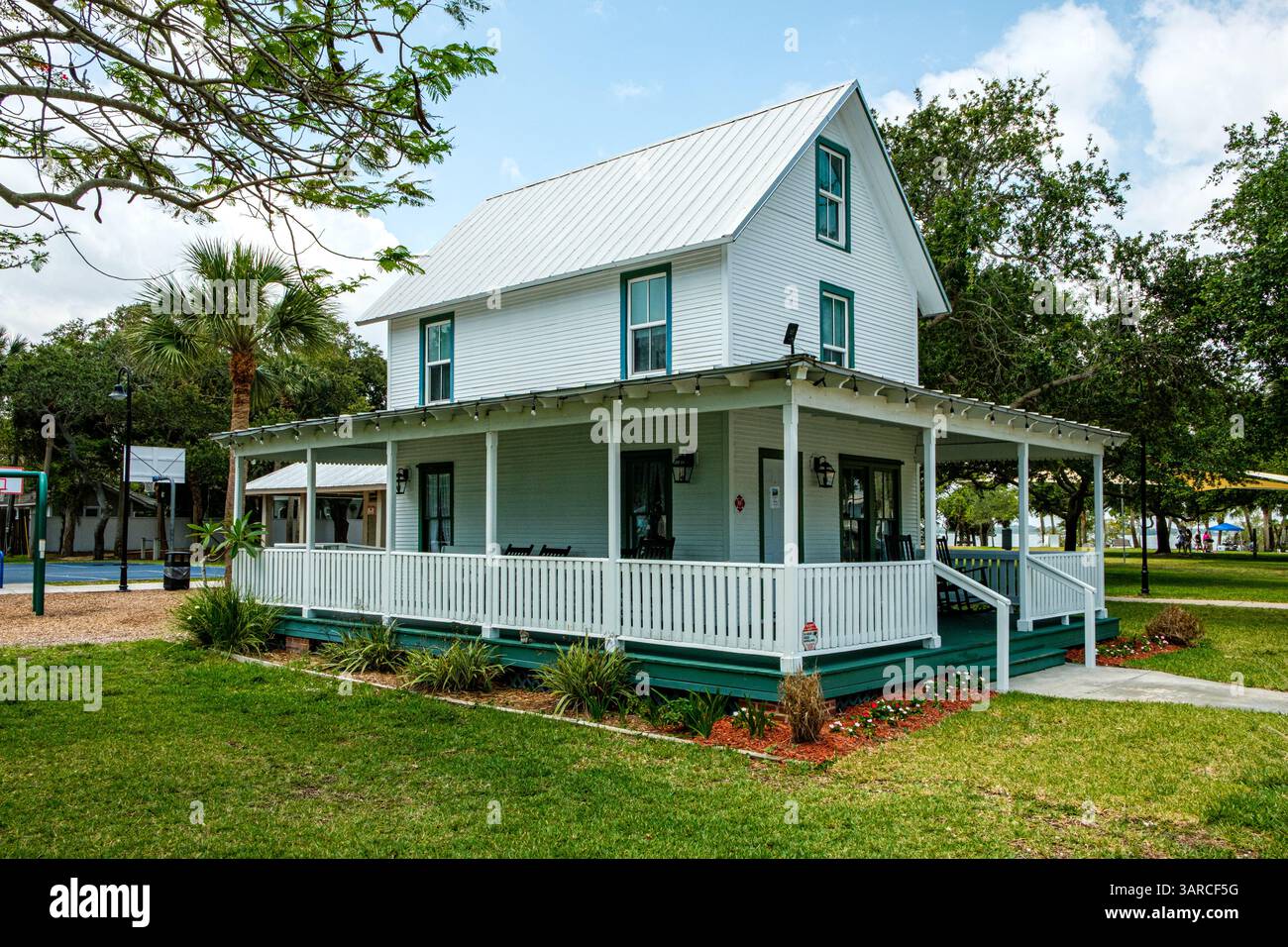 Ryckman House, Ocean Avenue, Melbourne Beach, Florida Stockfoto