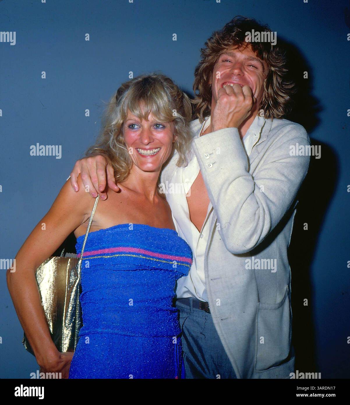 28. Januar 2010: JEFF CONAWAY mit RONA NEWTON JOHN. JEFFCONAWAYRETRO(Kreditbild: © Globe Photos/ZUMApress.com) Stockfoto