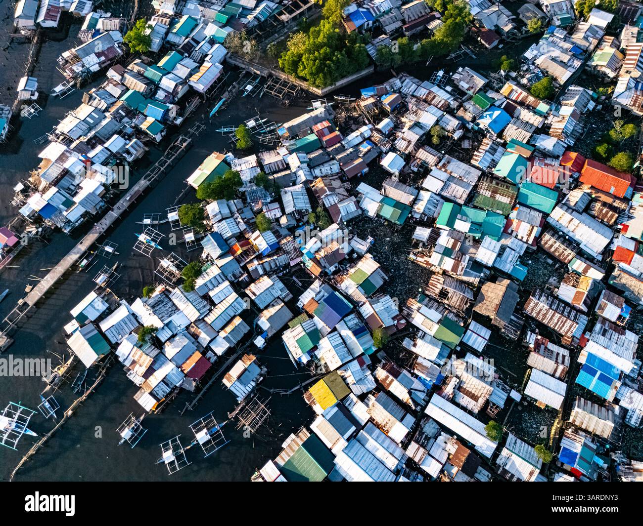 Die Stadt Coron in der Provinz Palawan auf den Philippinen. Stockfoto