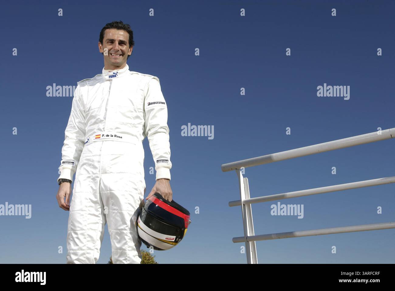 31. Januar 2010 - Valencia, Spanien - Pedro de la Rosa (ESP), BMW sauber, BMW sauber Driver Porträts, Valencia, Spanien. 31. Januar 2010. Stockfoto