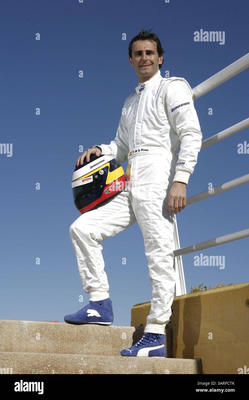 31. Januar 2010 - Valencia, Spanien - Pedro de la Rosa (ESP), BMW sauber..BMW sauber Driver Porträts, Valencia, Spanien. 31. Januar 2010. Stockfoto