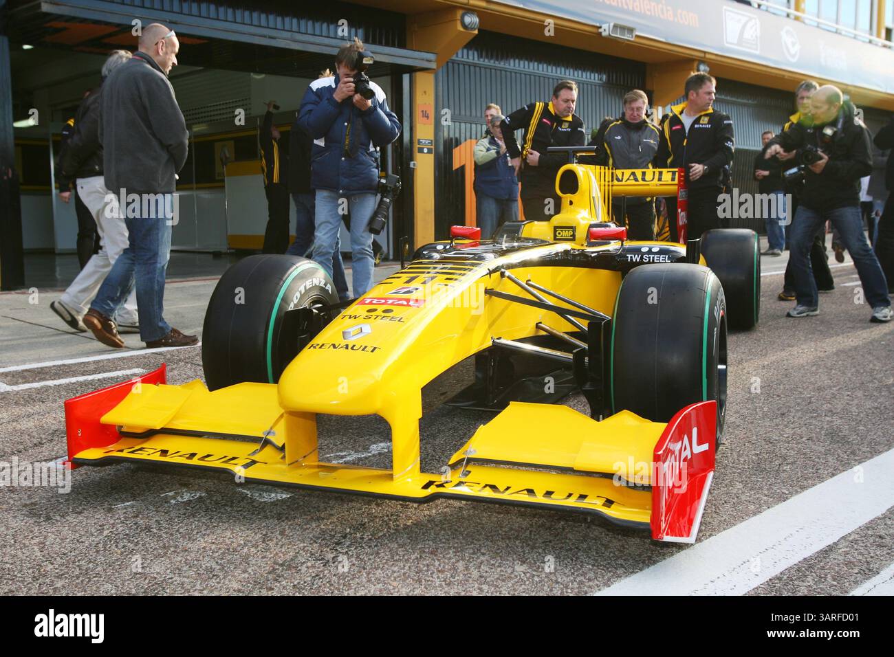 31. Januar 2010 - Valencia, Spanien - der Renault R30, Renault R30 Launch. (Vermerk: © Sutton Motorsports/ZUMApress.com) Stockfoto