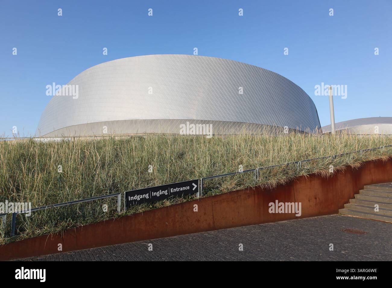 Kopenhagen, Dänemark - 3. August 2019: National Aquarium Denmark, the Blue Planet ist ein öffentliches Aquarium in Kopenhagen, Dänemark Stockfoto