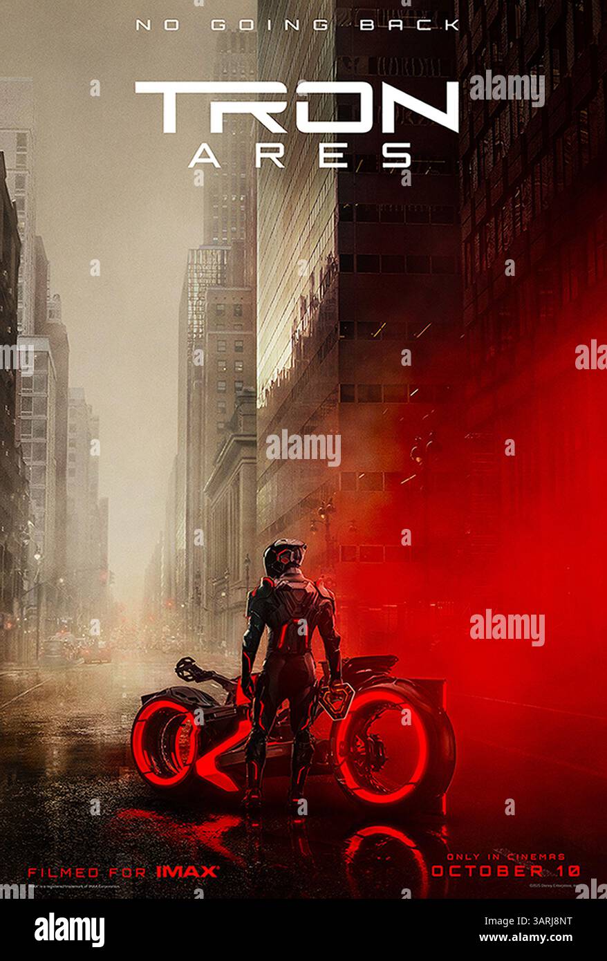 TRON: Ares (2025)Tron 3 (2025) POSTER *Filmstill - nur für redaktionelle Verwendung* siehe Besondere Hinweise. CAP/TFS-Bild, das von Capital Pictures bereitgestellt wird Stockfoto