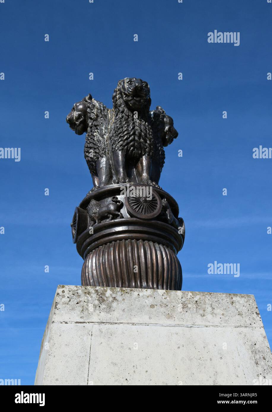 Indische Gedenkstätte für den 1. Weltkrieg, Villers-Guislain, Frankreich Stockfoto