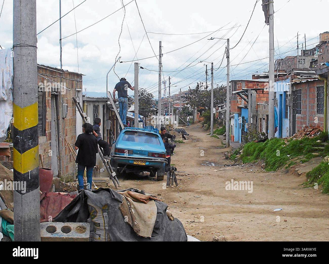 19. Aug. 2013 - Kolumbien - Barrio Bella Flor de Ciudad BolÃƒÆ’Ã‚Â­var, donde la olla (Bild: © El Tiempo/GDA/ZUMAPRESS.com) Stockfoto