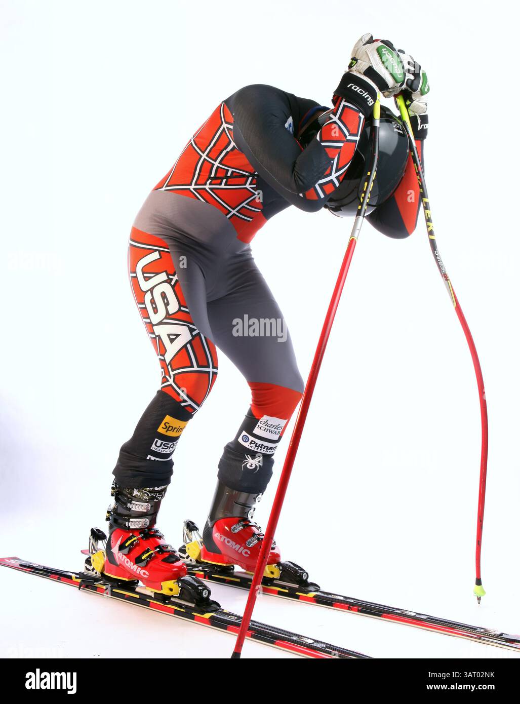 30. September 2013 – Park City, Utah, USA – MARCO SULLIVAN – Skilaufen. USOC Olympic Media Summit in Park City. Sullivan ist ein alpiner Weltcuprennfahrer, der vor allem bei den Speed-Events Downhill und Super G. Als Teilnehmer bei den Olympischen Winterspielen 2002 und 2010 sowie bei vier Weltmeisterschaften gewann er ein Weltmeisterschaftsrennen, eine Abfahrt in Chamonix, Frankreich im Januar 2008. (Kreditbild: © Erich Schlegel/ZUMAPRESS.com) Stockfoto