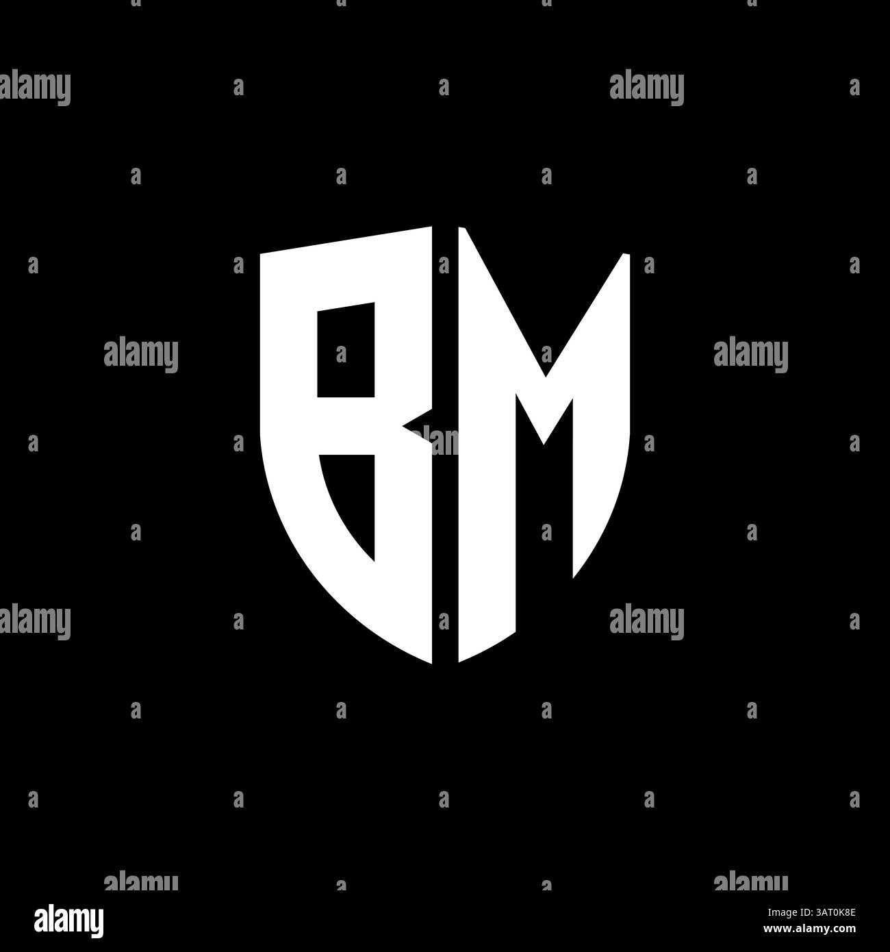 Letter bm oder mb-Logo-Vorlage Stock Vektor