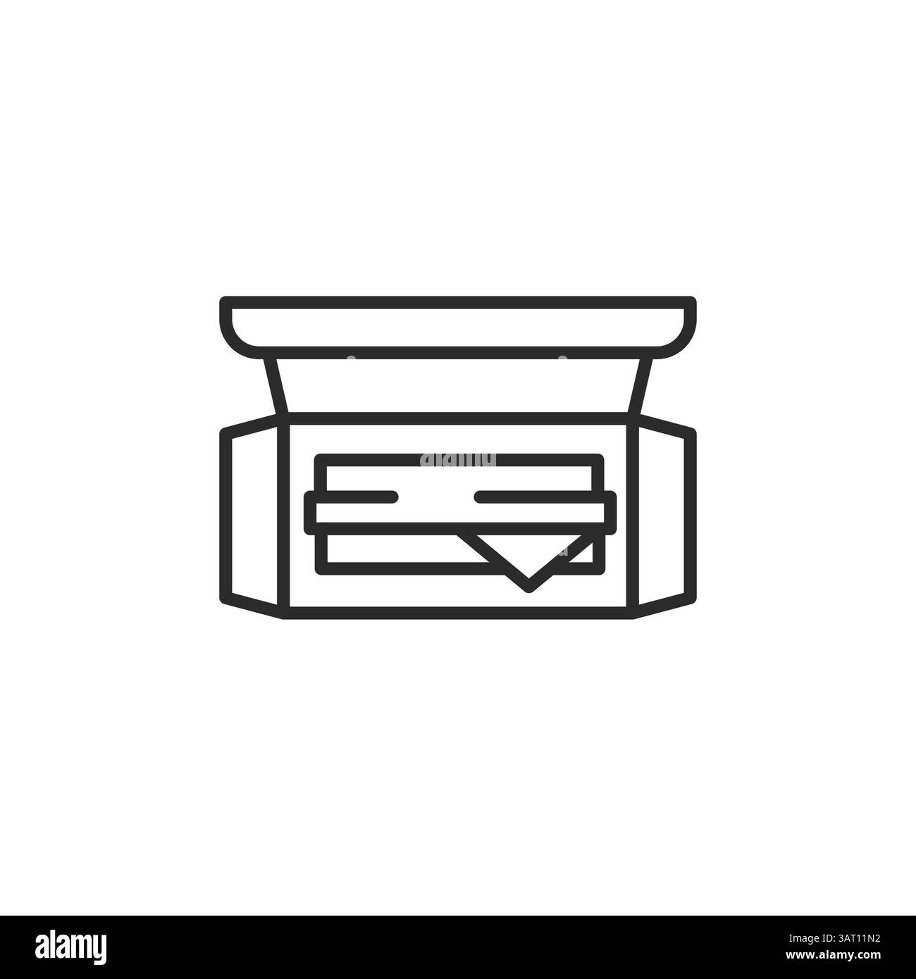 Sandwich-Symbol Stock Vektor