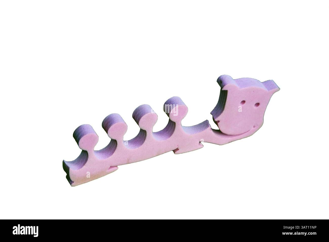 Zehennagelhalter für Pediküre Stockfoto