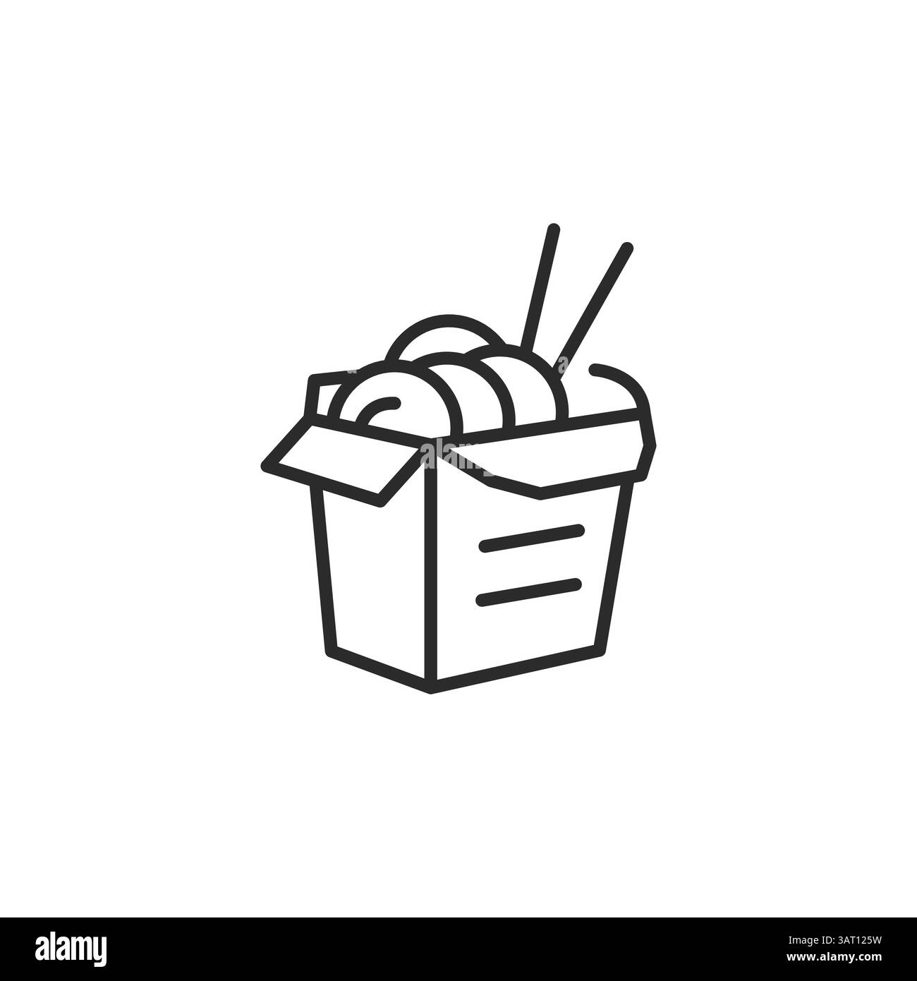 Nudelsymbol Stock Vektor