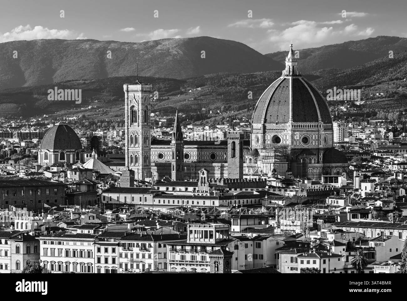 Santa Maria del Fiore, gotische Kathedrale, toskanischer Typ, Renaissanceduppel, Florenz, Kathedrale von Florenz, Arnolfo di Cambio, Giotto di Bondone, Kreuzrippe Stockfoto