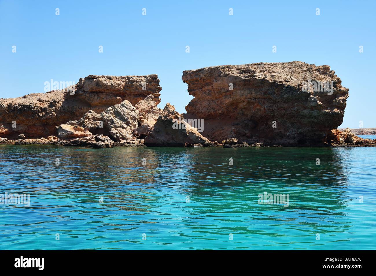 Golf von Oman, Ad Daymaniyat Inseln. Sultanat Oman Stockfoto