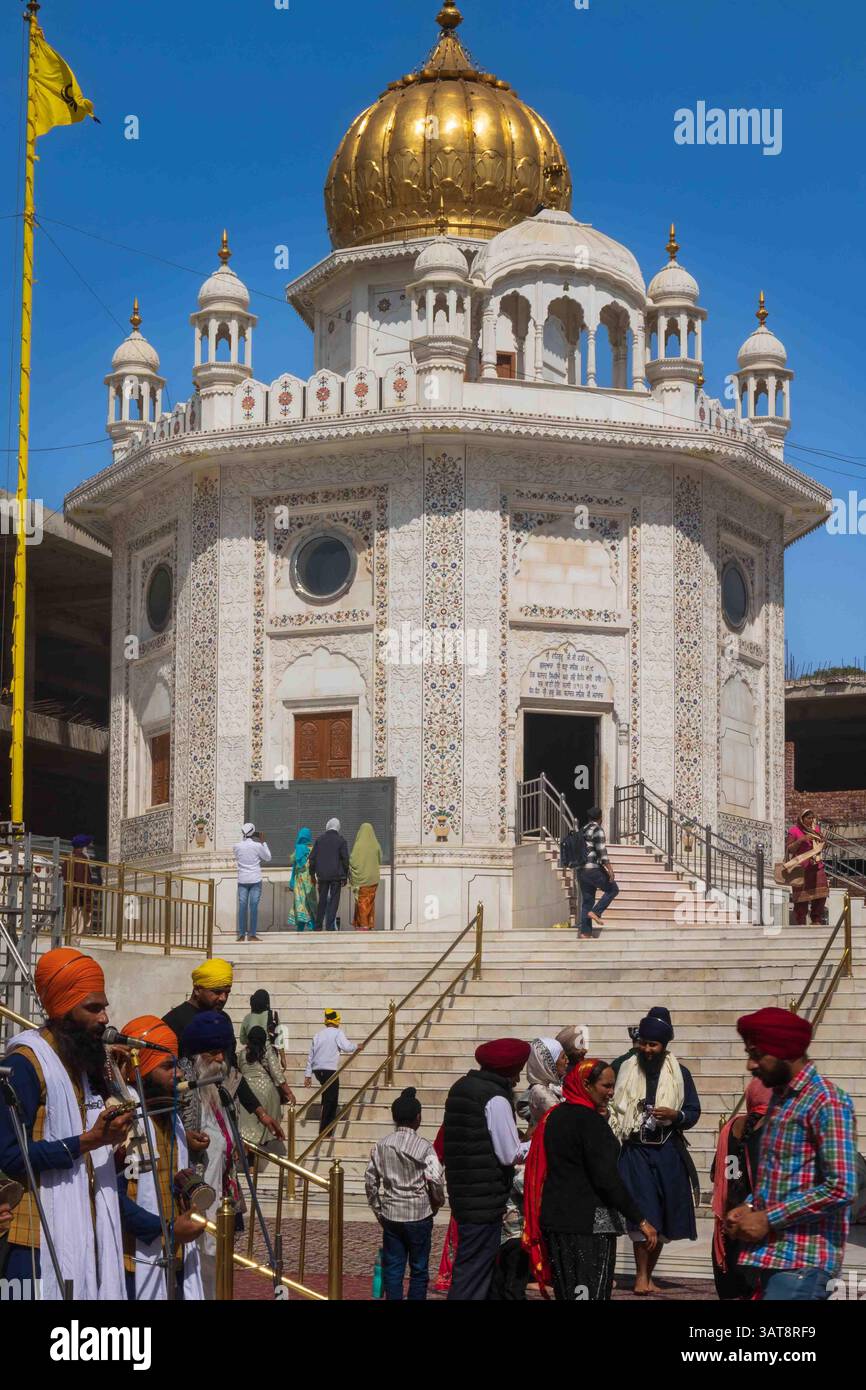 Goldenen Tempel in Amritsar Stockfoto