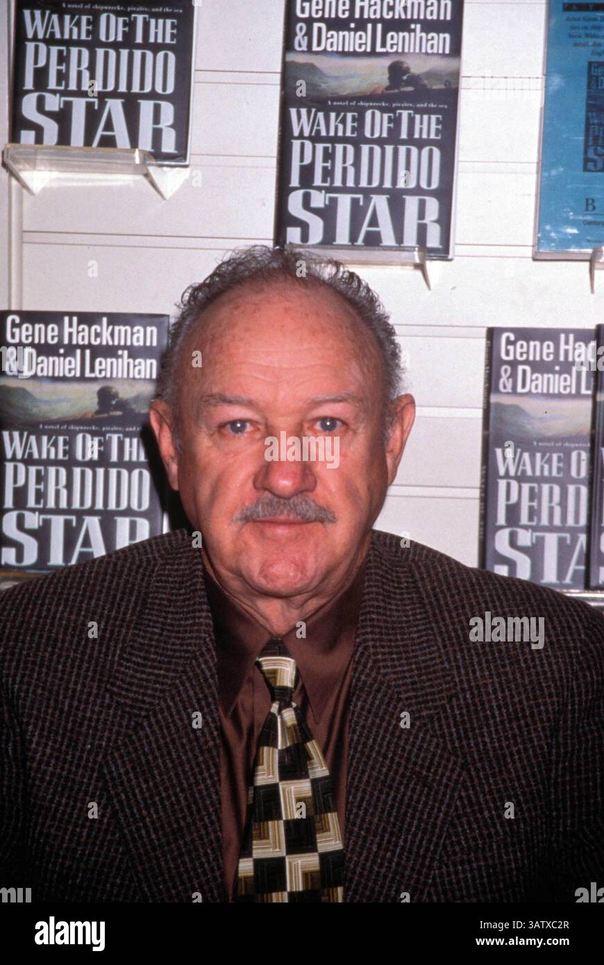 18. April 2006 - K17128MR. GENE HACKMAN UND DANIEL LENIHAN SIGNIERSTUNDE ANLÄSSLICH BRENTANOS BOOK STORE CENTURY CITY CA 11-10-1999.GENE HACKMAN. MILAN RYBA - PHOTOS(Credit Image: © Globe Photos/ZUMAPRESS.com) Stockfoto