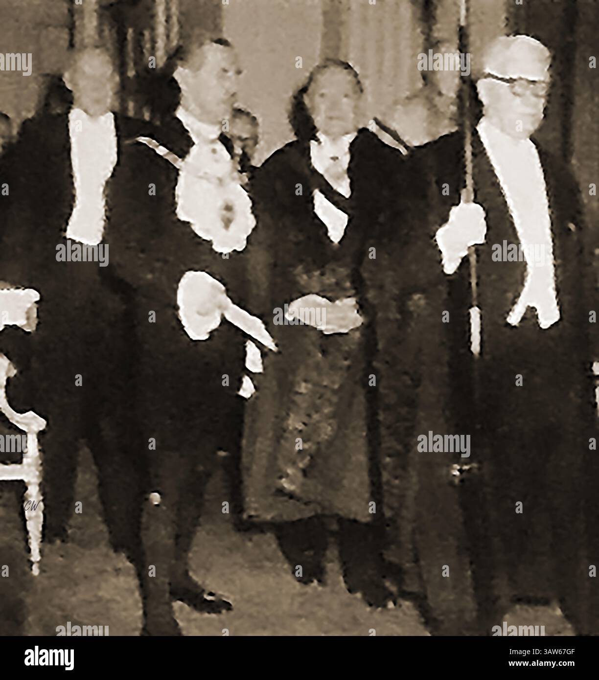 Installation des neuen Master of Worshipful Company of Bakers 1953 (Trevor Bowen, Vorsitzender der John Barker Group). Stockfoto