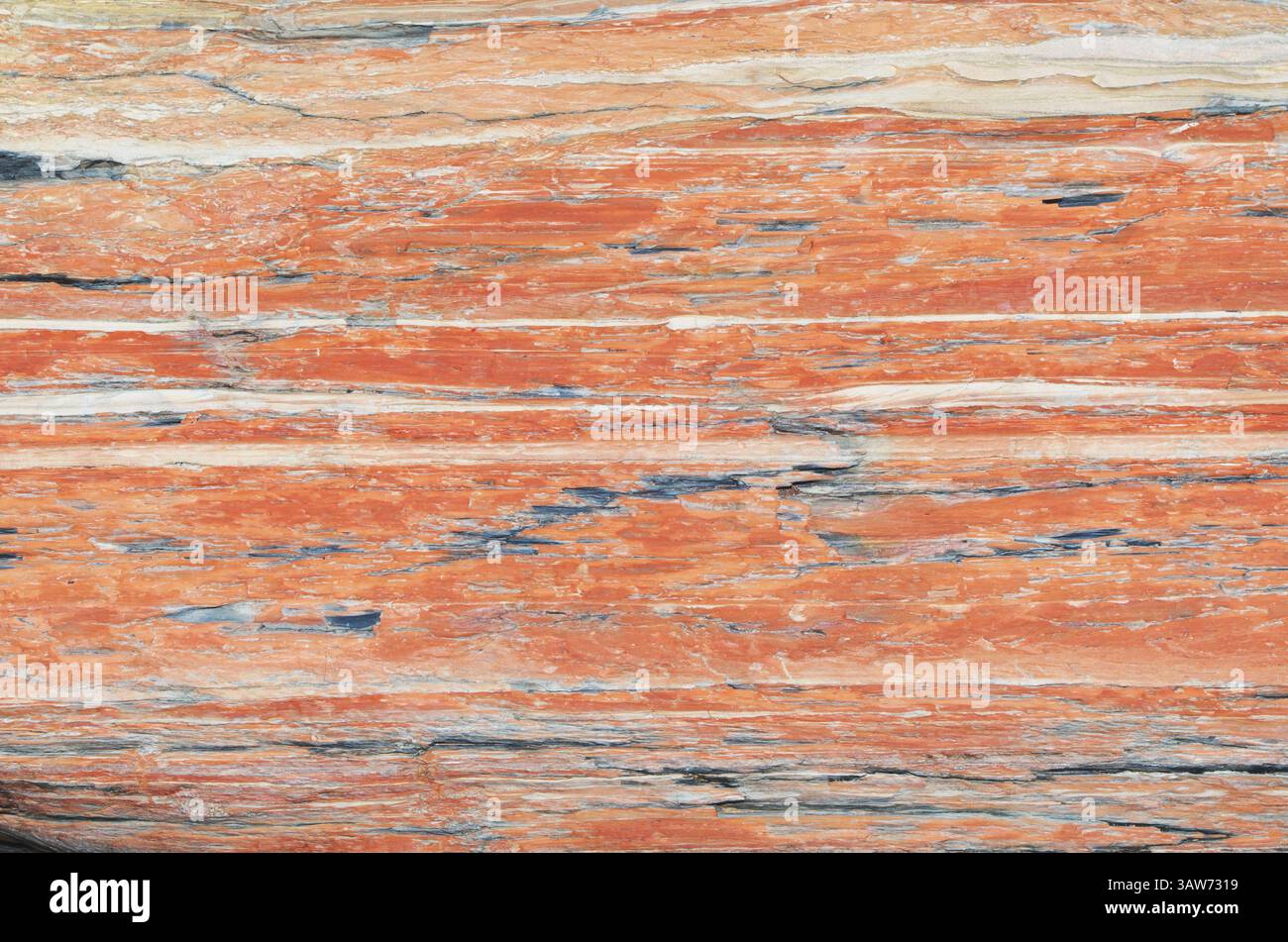 Gesteinsschicht. Mineralogie. Hintergrund. Stockfoto