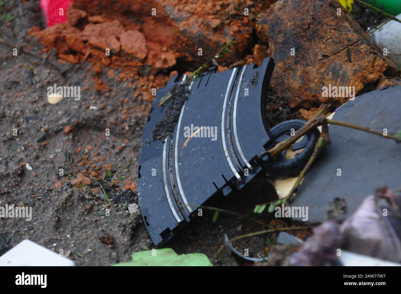 19. April 2016 - Uruguay - Recorrida por tornado que arraso con la ciudad de Dolores el pasado 15 de abril, Soriano, temporal, catastrofes, ND 20160419, foto Fernando Ponzetto (foto: © El Pais/GDA via ZUMA Wire) Stockfoto