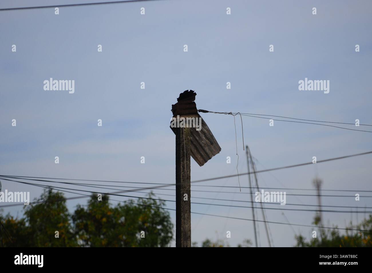 20. April 2016 - Uruguay - Recorrida por tornado que arraso con la ciudad de Dolores el pasado 15 de abril, Soriano, temporal, catastrofes, ND 20160420, foto Fernando Ponzetto (foto: © El Pais/GDA via ZUMA Wire) Stockfoto