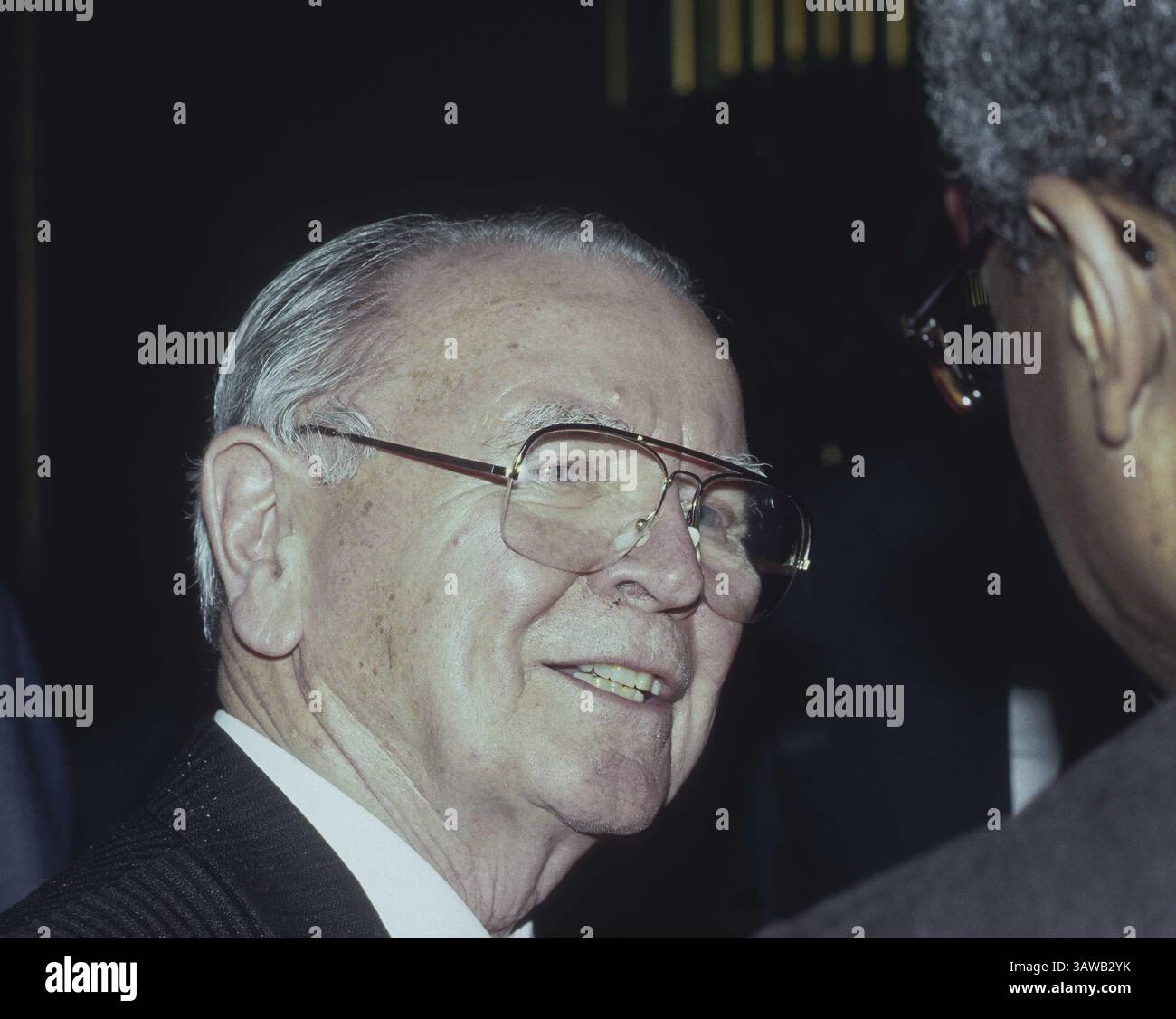 Mai 1987 - Washington, District of Columbia, Vereinigte Staaten - Richter William Brennan Portrait (Bild: © Mark Reinstein Via ZUMA Wire) Stockfoto