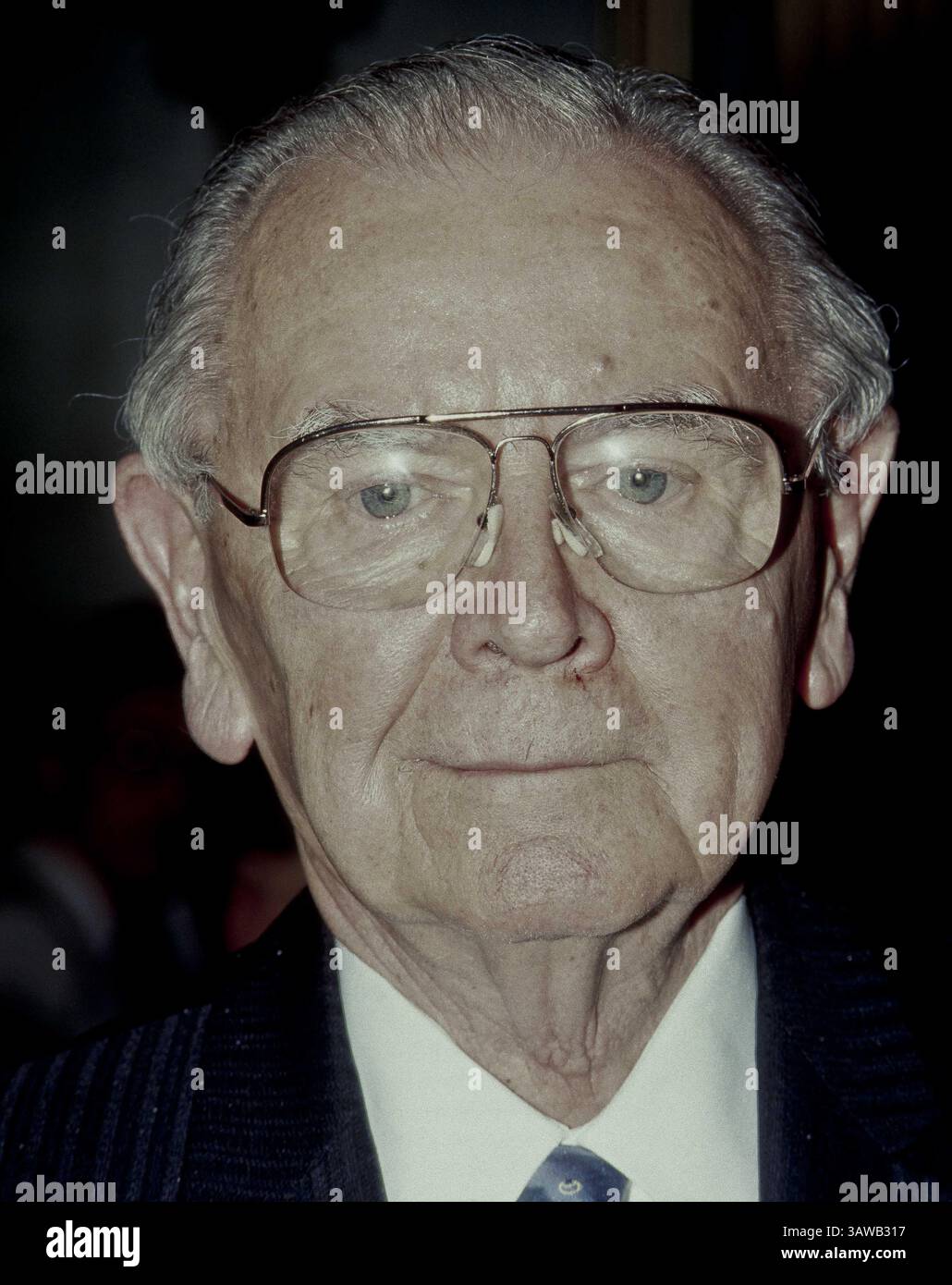 Mai 1987 - Washington, District of Columbia, Vereinigte Staaten - Richter William Brennan Portrait (Bild: © Mark Reinstein Via ZUMA Wire) Stockfoto