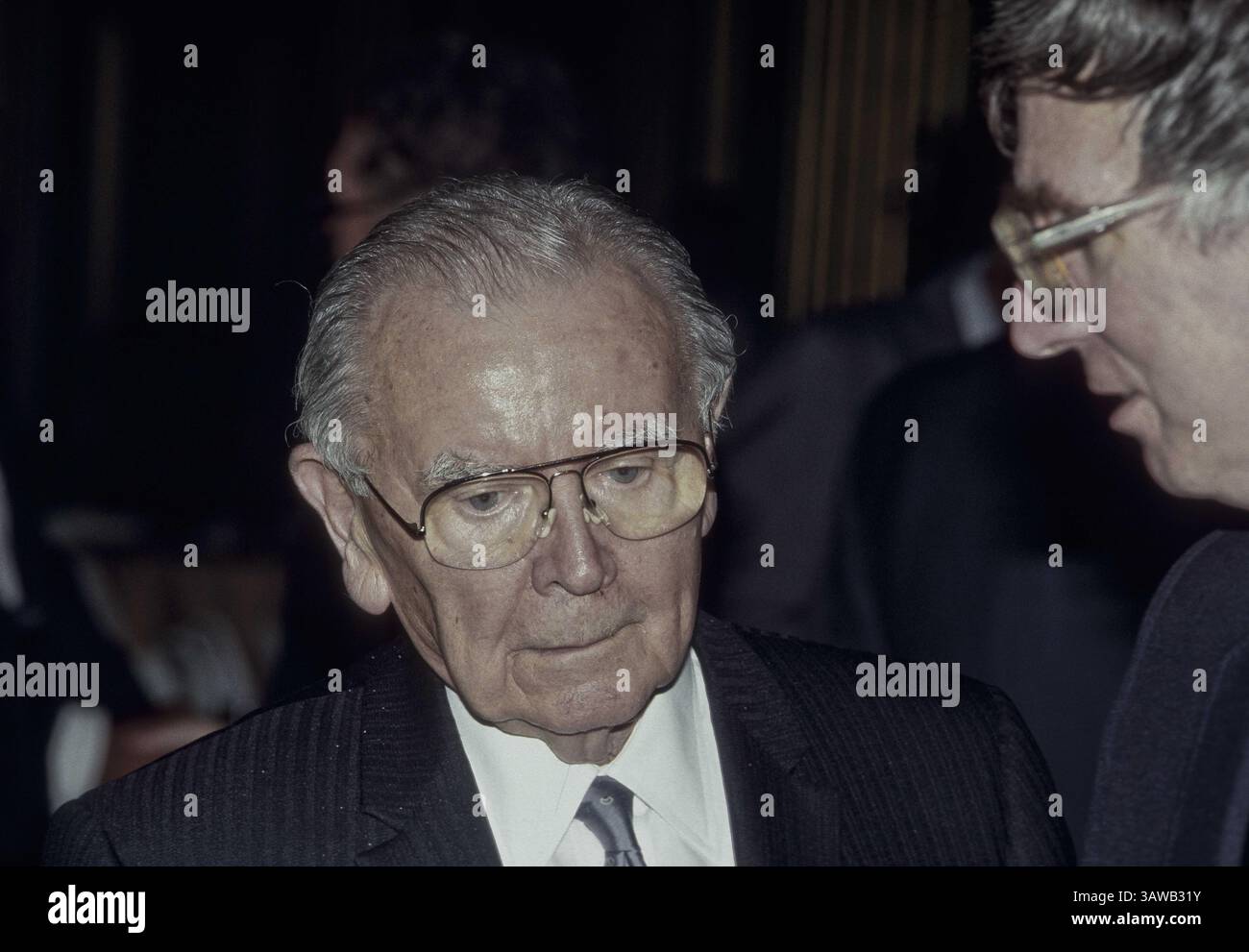 Mai 1987 - Washington, District of Columbia, Vereinigte Staaten - Richter William Brennan Portrait (Bild: © Mark Reinstein Via ZUMA Wire) Stockfoto