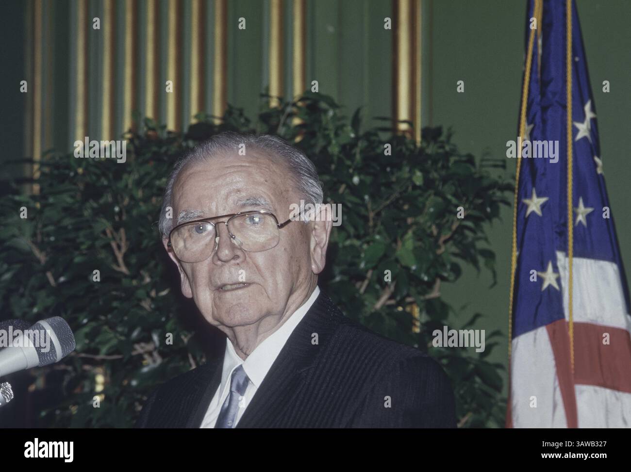 Mai 1987 - Washington, District of Columbia, Vereinigte Staaten - Richter William Brennan Portrait (Bild: © Mark Reinstein Via ZUMA Wire) Stockfoto