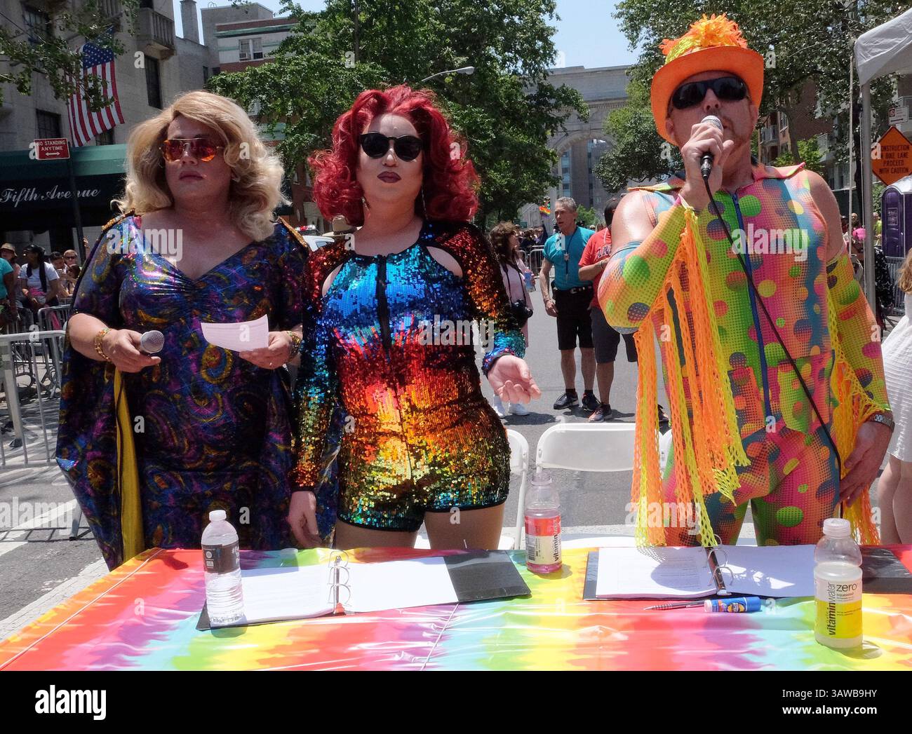 Juni 2016 - New York, New York, USA - Teilnehmer an der New York City Pride 2016 Parade am 26. Juni 2016 in New York City (Foto: © Curtis Means/Ace Pictures via ZUMA Press) Stockfoto