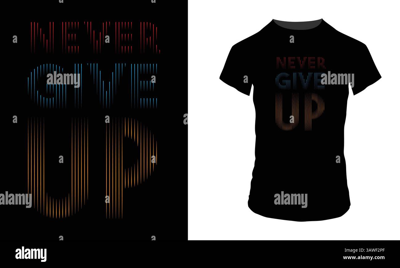 T-Shirt Aufkleber Vektor-Illustration – trendiges Grafikdesign für Bekleidung Stock Vektor