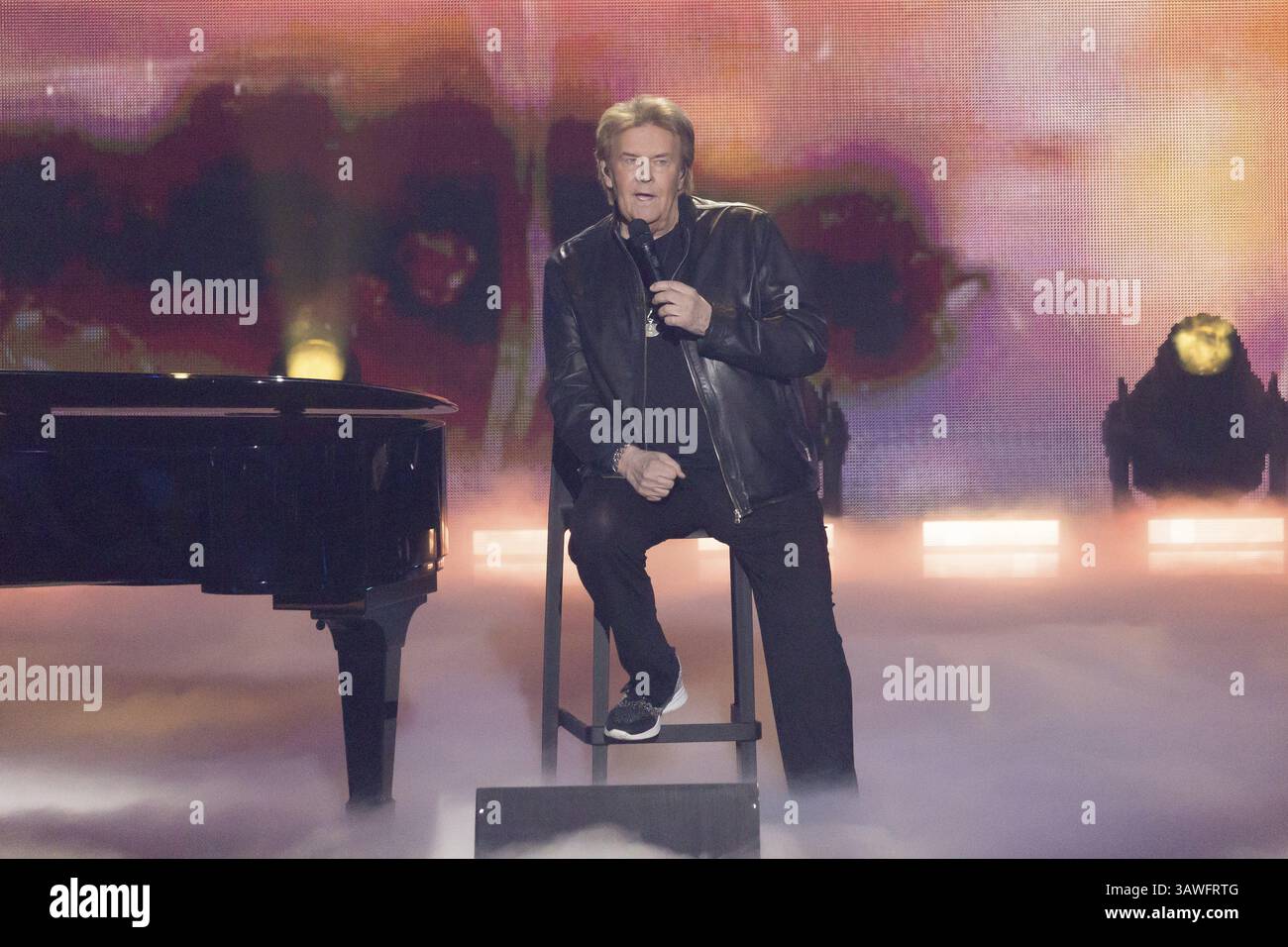 Howard Capendale bei der Beatrice Egli Show im Studio Berlin Adlershof am 08.04.2025. Die Sendung findet am Ostersamstag, dem 19. April 2025, statt. Stockfoto