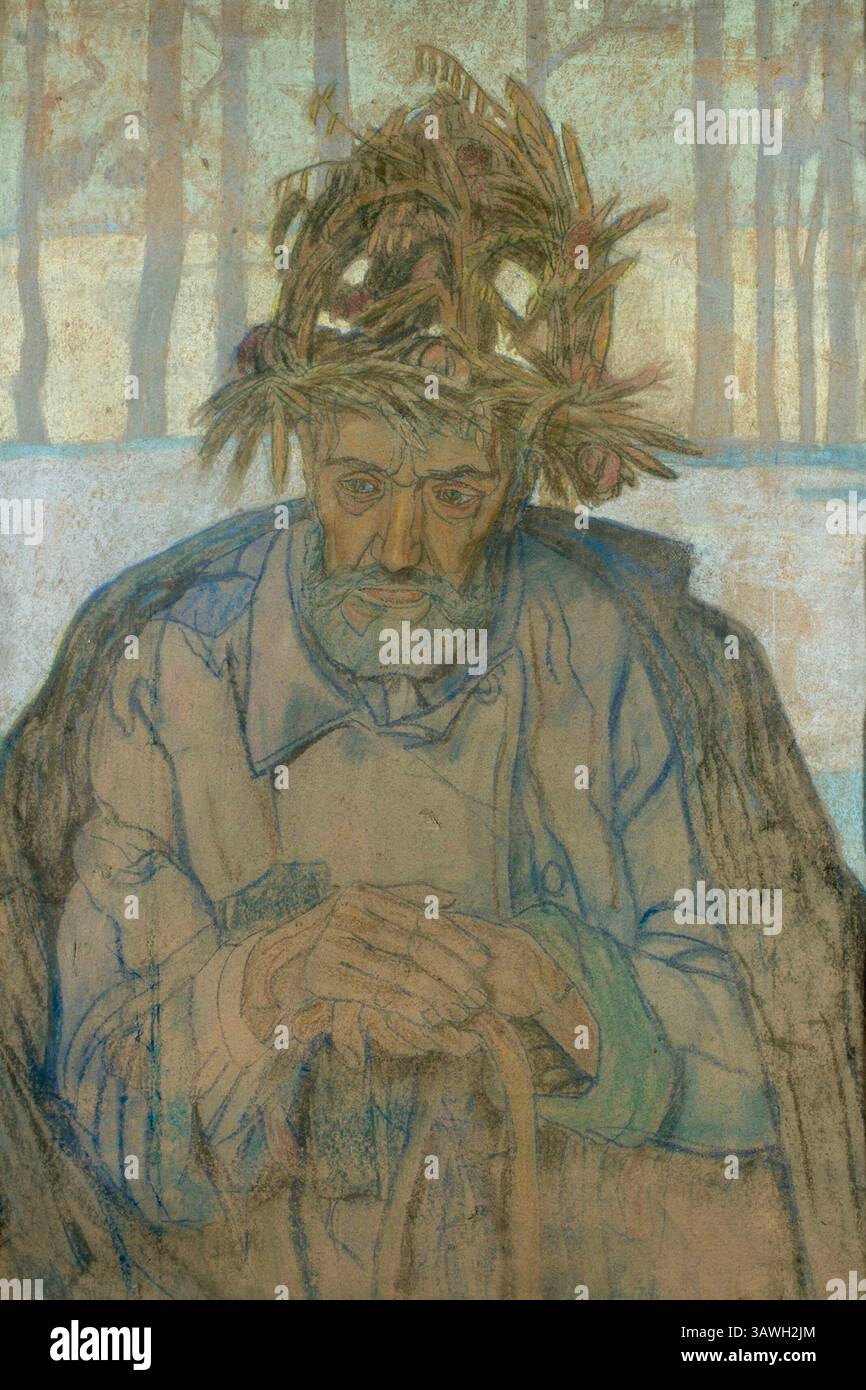 Jan Rembowski - Winter (Allegorie des Winters) - 1922 Stockfoto