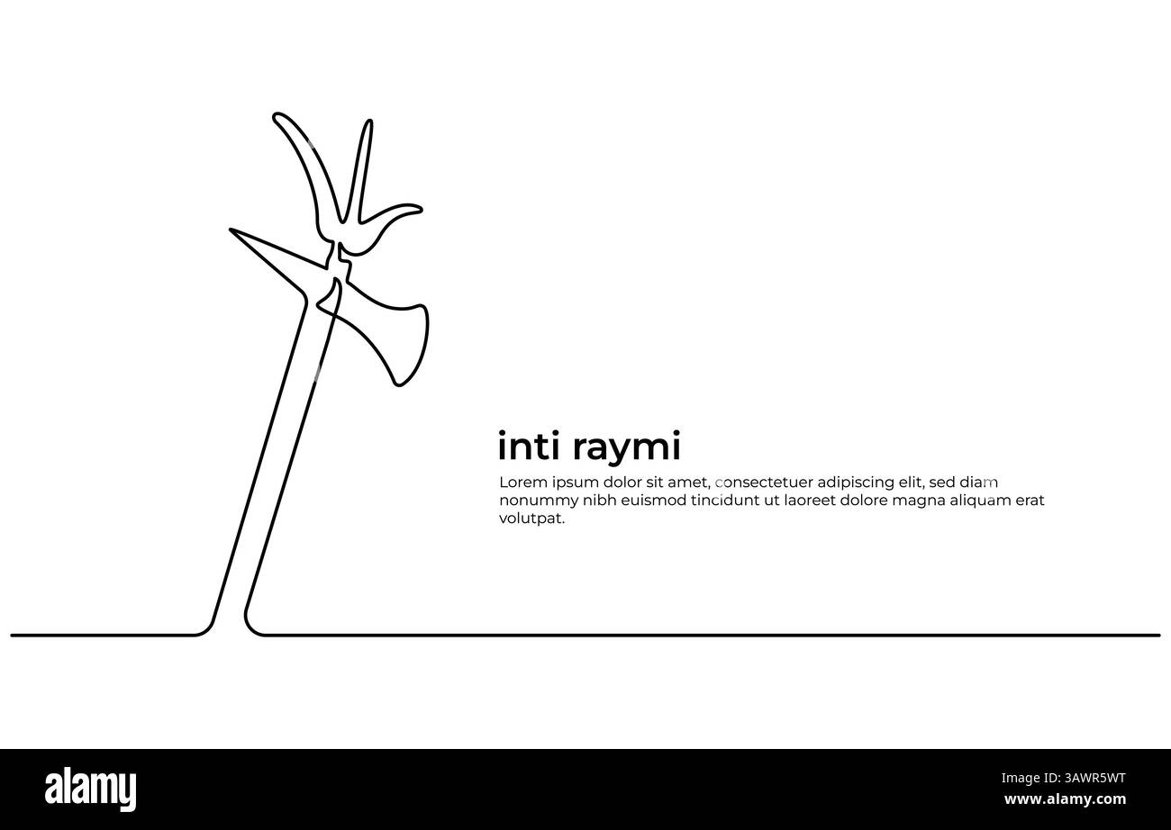 Inka Cross Chakan A, Inti Raymi Ecuador, Peru emblematisches Symbol einer angestammten und kulturellen Feier Stock Vektor