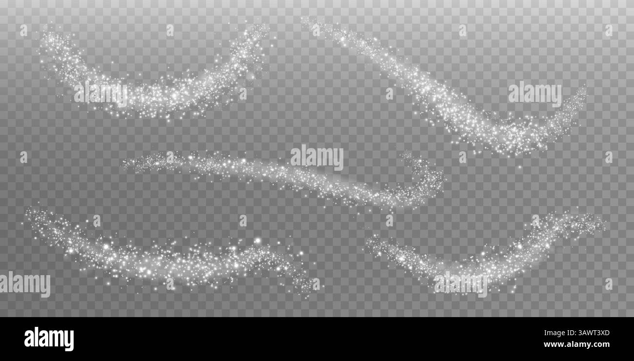 Glitzernde und funkelnde Wirbel, die perfekt für atemberaubende digitale Kunst und beeindruckende Grafik-Kreationen gemacht wurden Stock Vektor