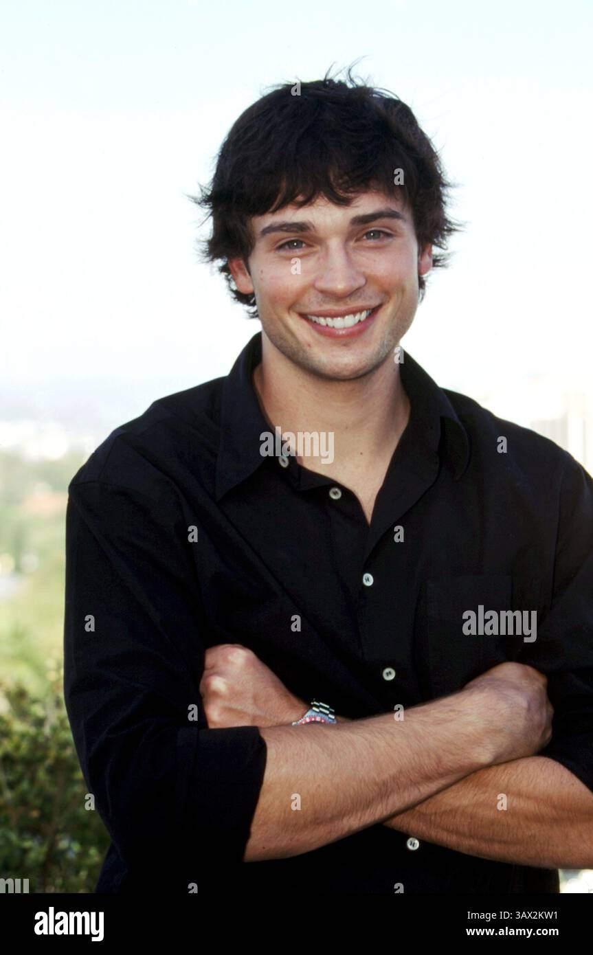 1. September 2002 – Hollywood, Kalifornien, USA – TOM WELLING nimmt an einem Pressefotogespräch für die Fernsehsendung Smallville in Hollywood Teil. (Bild: © Armando Gallo/ZUMA Studio) Stockfoto