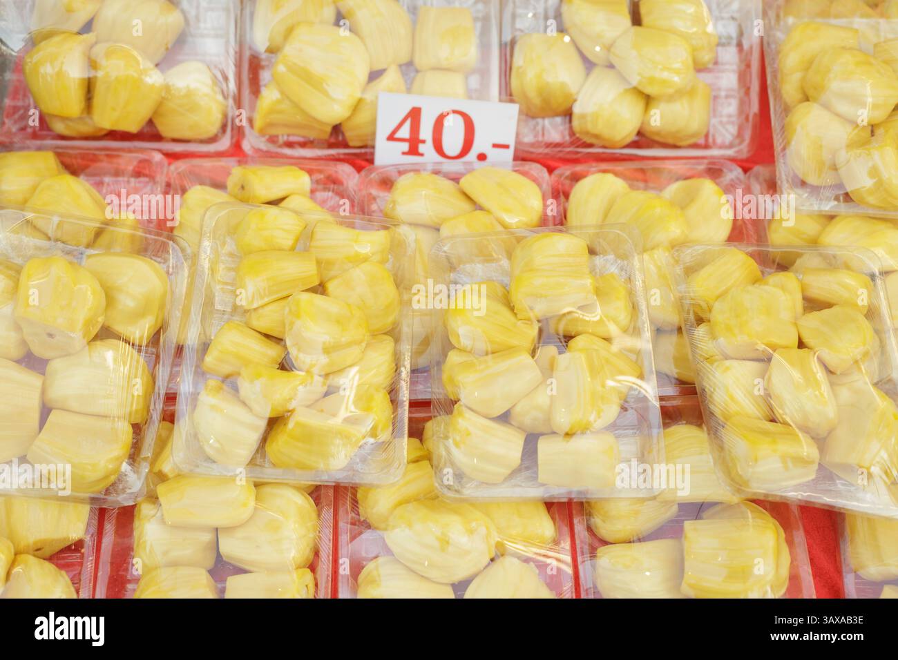 Jackfruit zum Verkauf Stockfoto