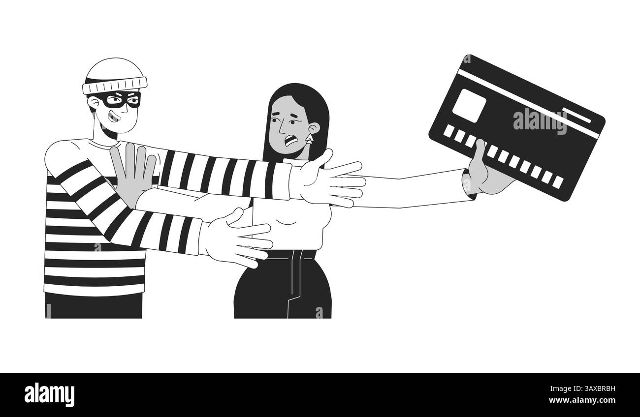 Schutz von Einsparungen durch die Darstellung von Diebstahlschichten Stock Vektor