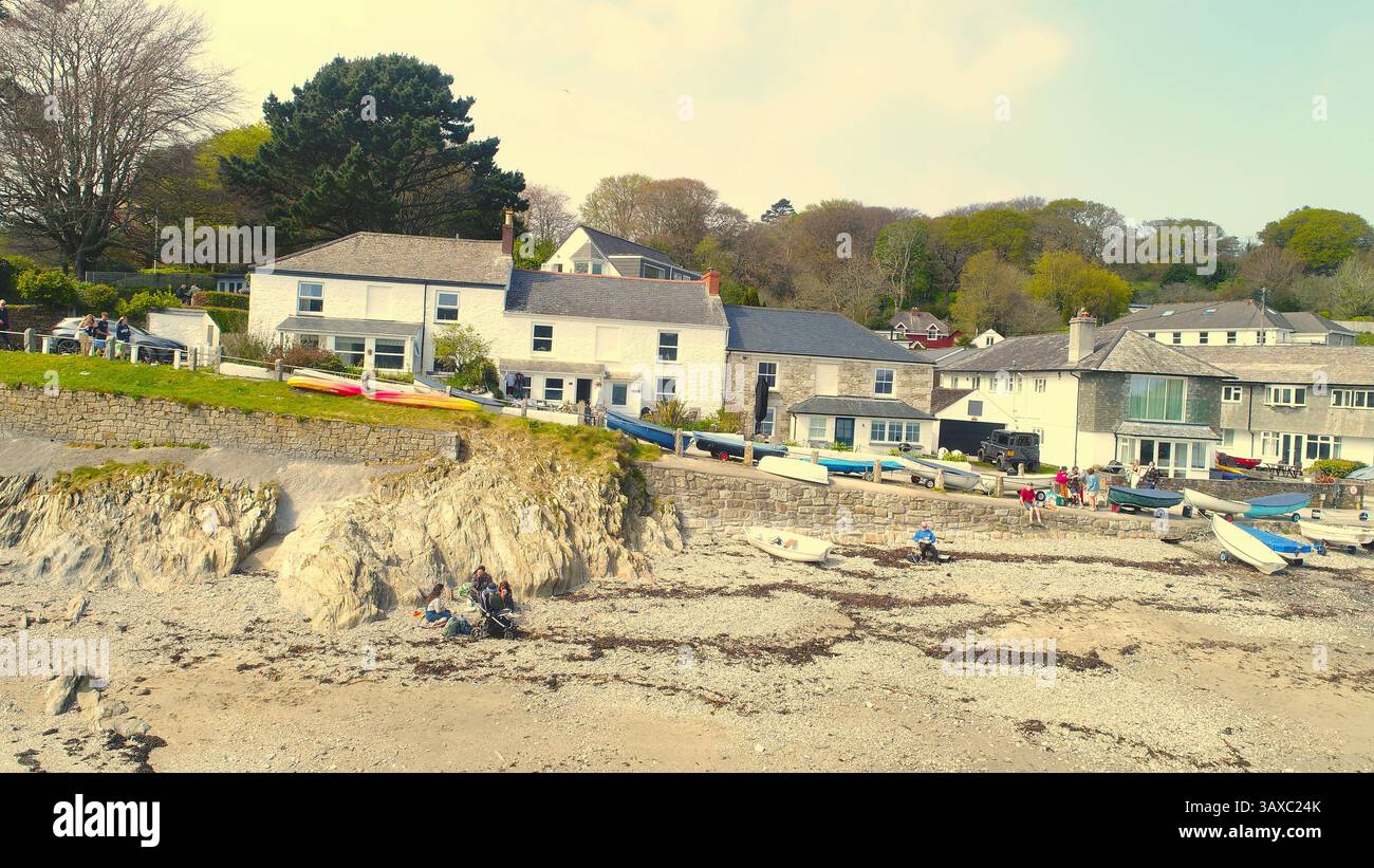 Helford Passage, Cornwall England, Großbritannien Stockfoto