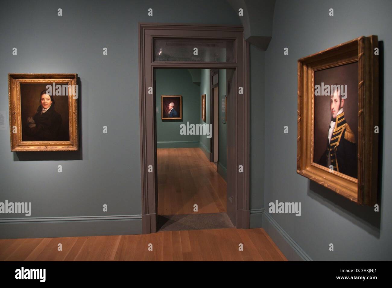 23. Januar 2017 - Washington, DC, Vereinigte Staaten von Amerika - Porträts historischer Persönlichkeiten im National Portrait Gallery Art Museum, Teil der Smithsonian Institution, untergebracht im historischen Old Patent Office Building in Washington, DC. (Kreditbild: © Richard Ellis Via ZUMA Wire) Stockfoto