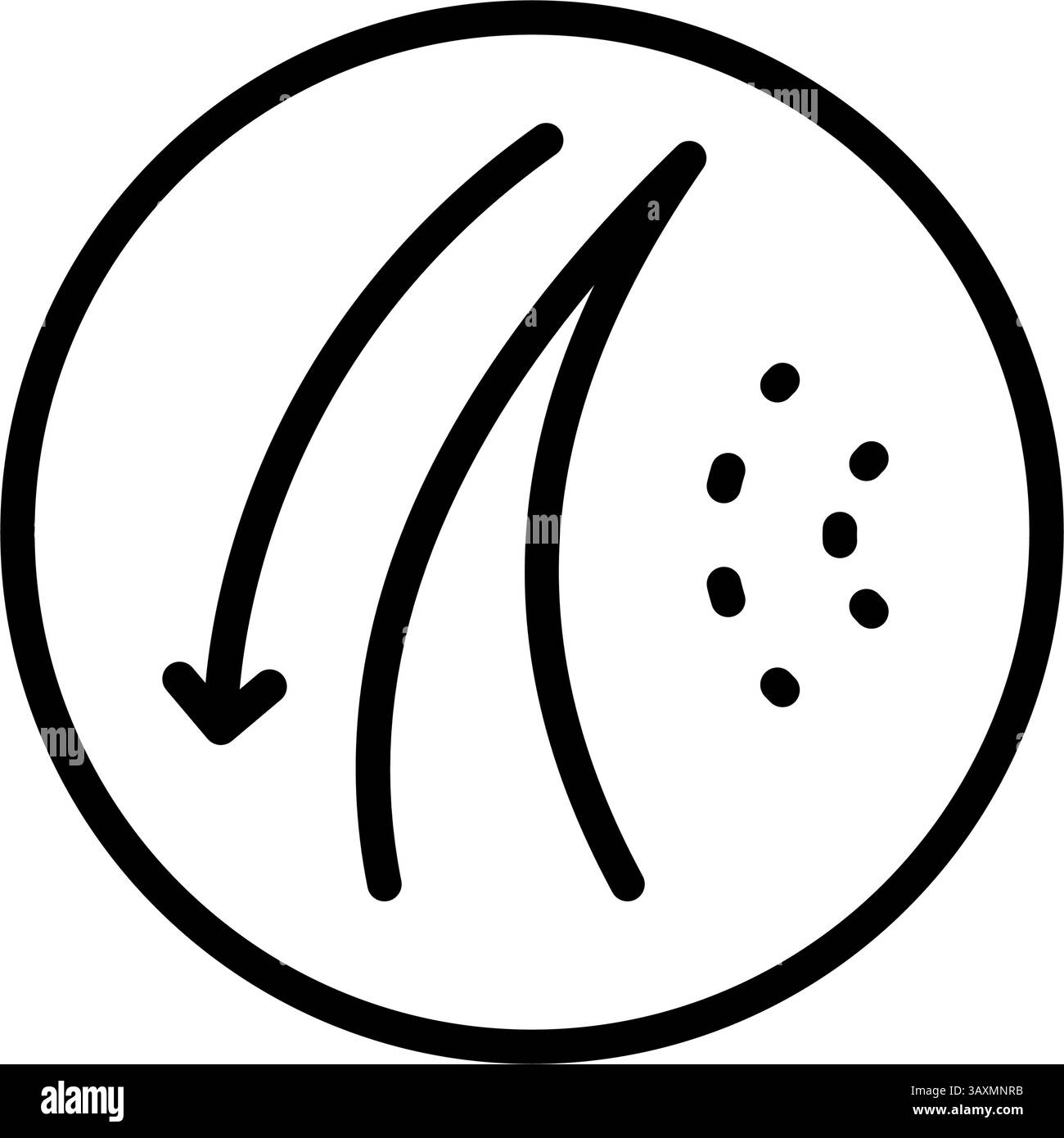 Symbol Für Follikelkonzept. Haarpflege Linie Zeichen, Verlust Behandlung, Feuchtigkeit und Anwendung Kreatin, gesunde Wurzeln, Serum für Follikel, mit trockenem Shampoo. Stock Vektor
