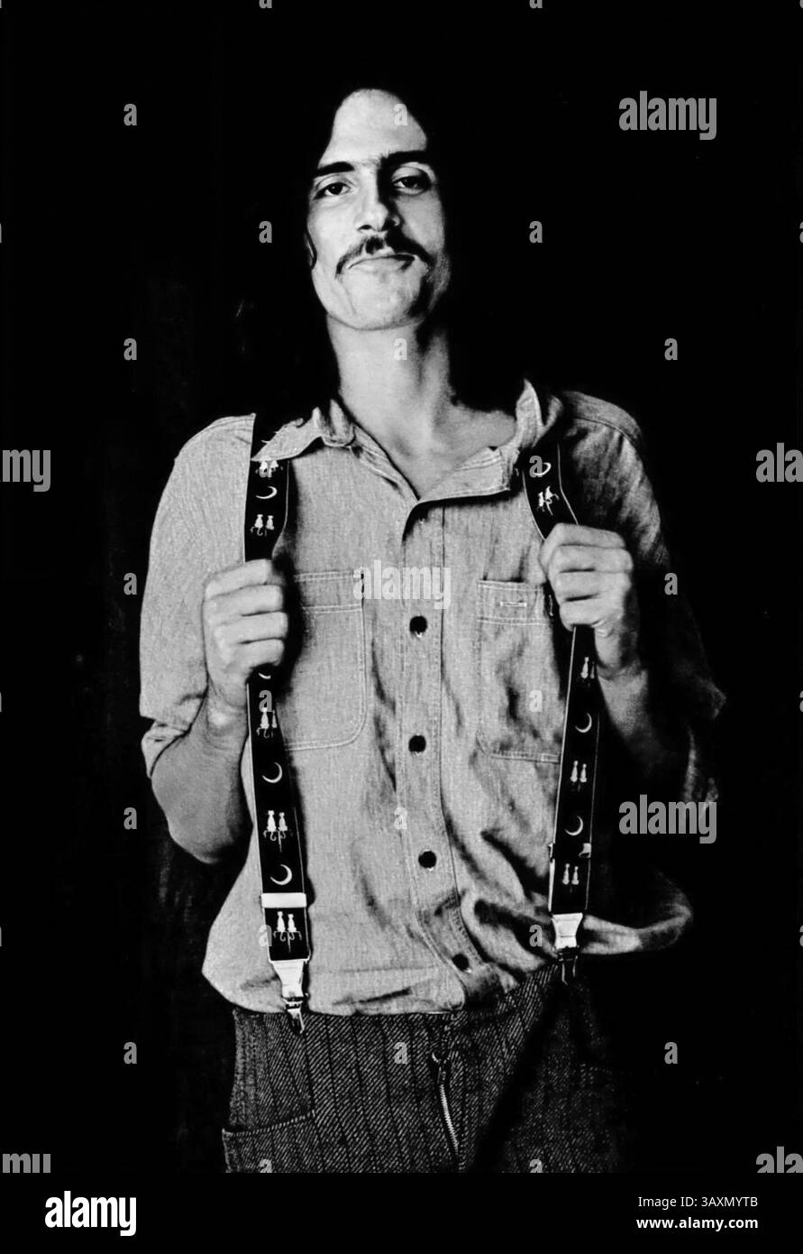 James Taylor. Porträt des amerikanischen Sängers/Songwriters James Vernon Taylor (* 1948), Werbefoto, 1971 Stockfoto